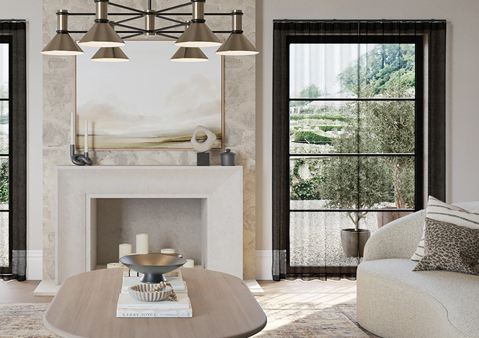 Brescia Voile, Raven Black - Made to Measure Curtains - Image 7